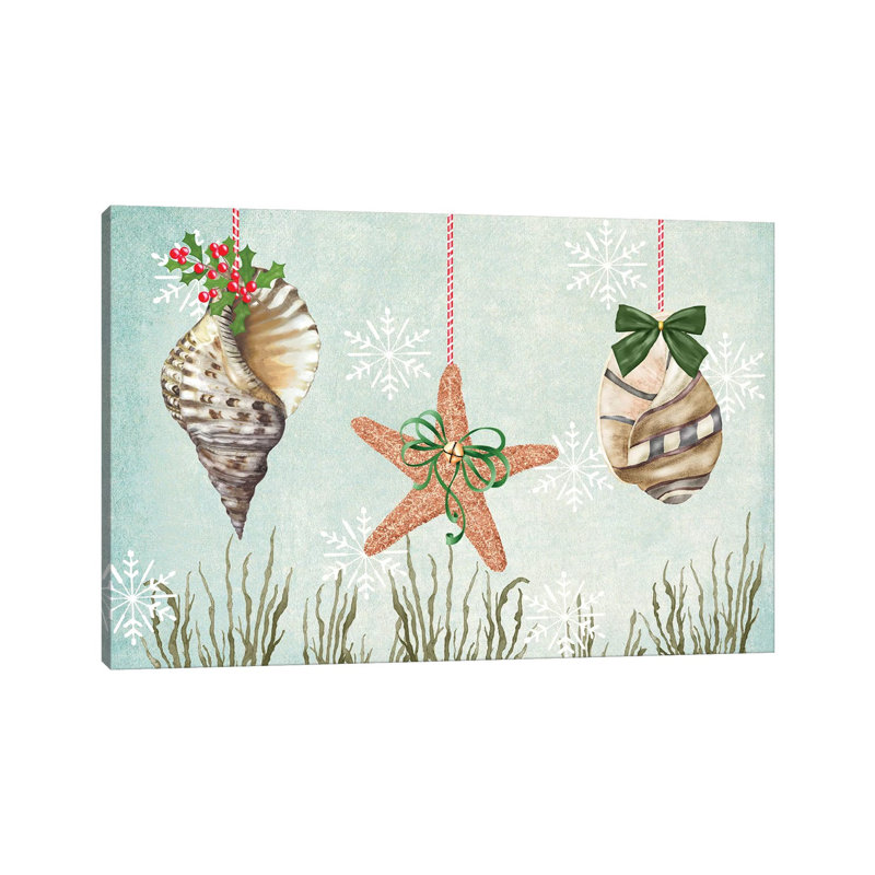 Christmas Coastal Collection A by Jade Reynolds - Wrapped Canvas Print, 101.6 cm H x 66.04 cm W x 1.91 cm D