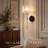 1-Light Frosted Glass Wall Sconce-1454039337
