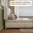 Haden Lambswool Boucle Upholstered Platform Bed Frame with Adjustable Headboard-1328737641-1328737643