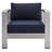 Shore Sunbrella Outdoor Patio Aluminum 4 Piece Set-1856678616