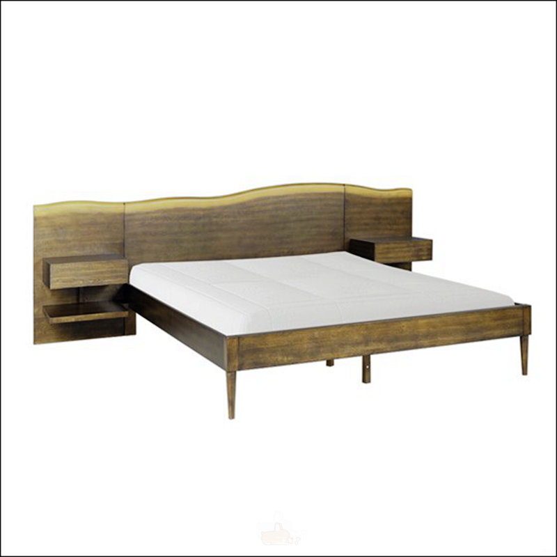 Platform Bed Frame With Headboard
