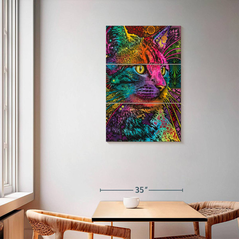 Brampt Felis, 57" H x 36" W