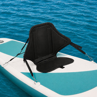 Coussin de dossier rembourré et réglable de luxe pour kayak, siège confortable et support dorsal pour canot, bateau de pêche et rafting, coussin de rechange