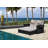 60'' Wide Wicker Loveseat with Sunbrella® Cushions