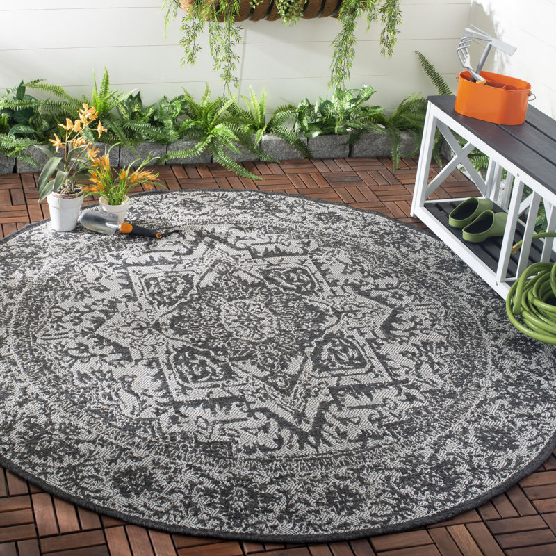 Tapis d'intérieur / extérieur Adler Performance, Rond 6 pi 7 po