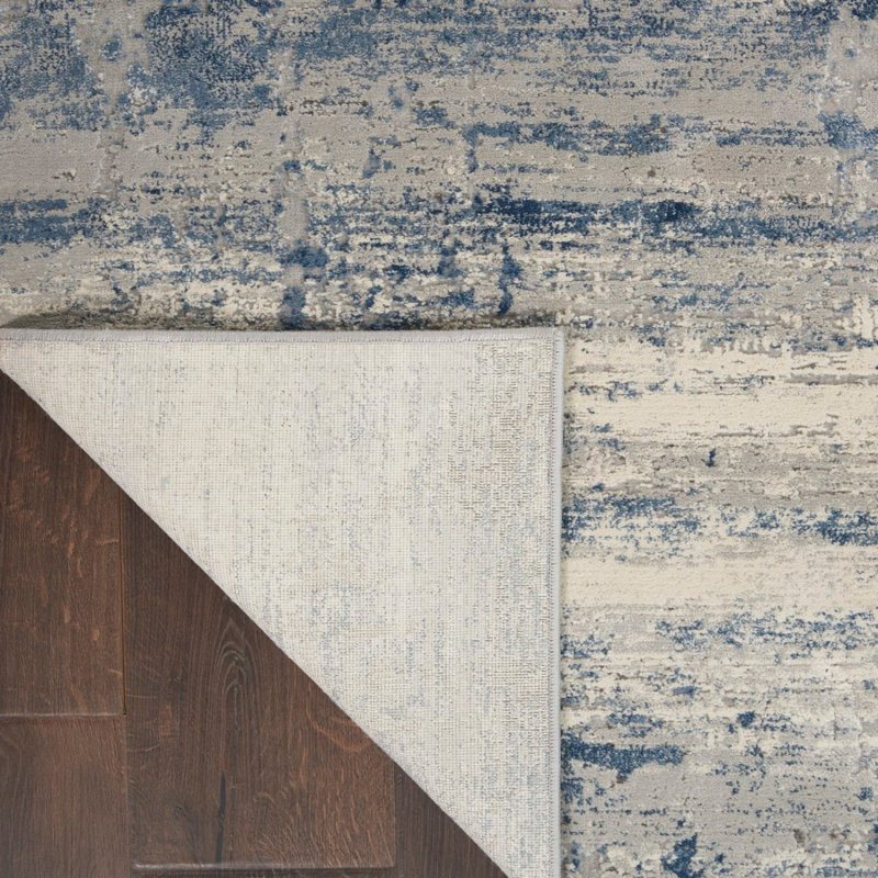 Blue Rug, Stain Resistant Rug With 10Mm Thickness, Luxurious Modern Rug For Bedroom, & Dining Room, Rectangle 240 x 320 cm
