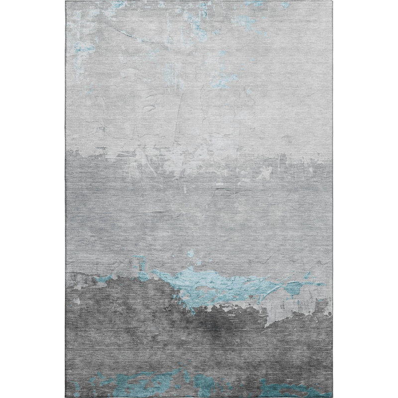 Premium Machine Washable Fairwood AMF1885 Modern Rug, Rectangle 2'6" x 3'10"