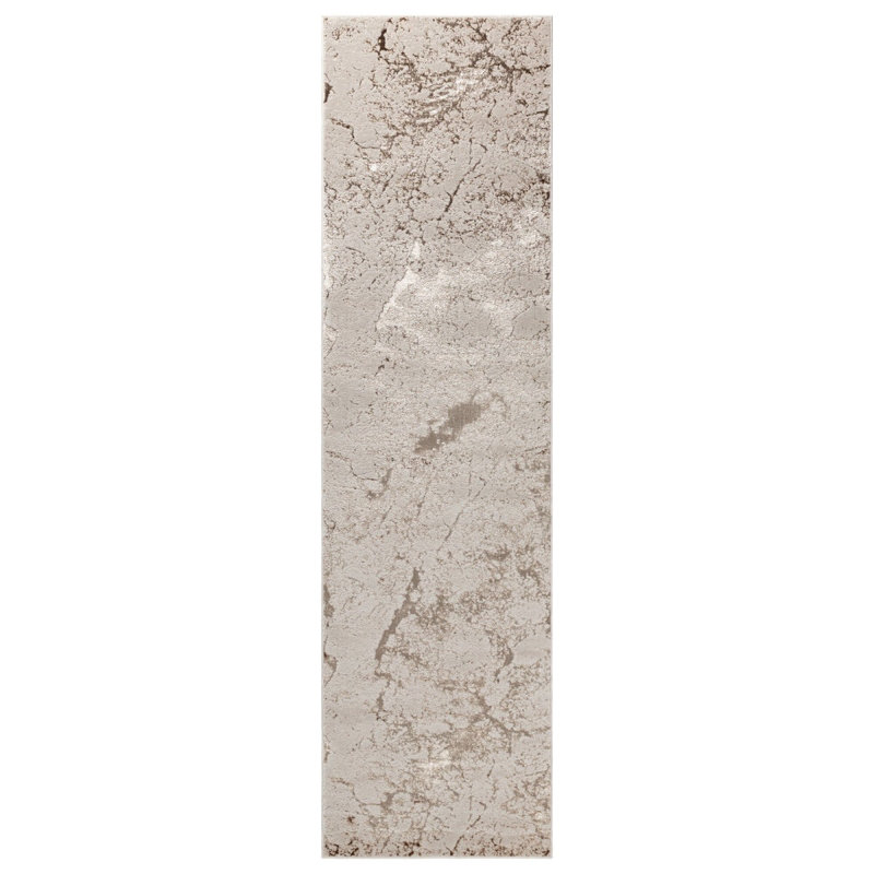 Grey Modern Abstract Easy To Clean Rug For Living Room Bedroom And Dining Room, Chenille/Cotton, Rectangle 120 x 170cm