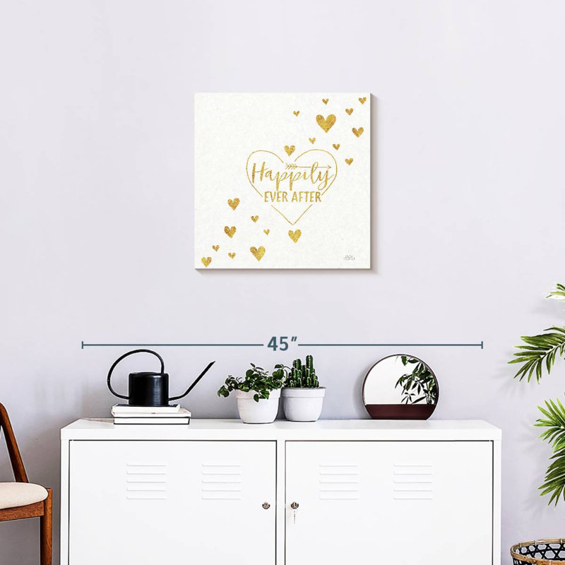 Plaque murale Khylige Lovestruck IV Sq, H 20 po x l 20 po