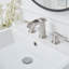 8 In. Waterfall Widespread 2-Handle Bathroom Faucet With Pop-Up Drain Assembly In Spot Resist Oil Rubbed Bronze-109023936