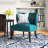 Alfredia Faux Leather Armless Accent Chair-462983342
