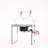 King Kooker 1 Burner Propane Rectangular Fryer Outdoor Cooker Kit with 15 Qt. Fry Pan & Two Baskets