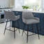 Padang Upholstered Counter Stool with Metal Frame-68025964