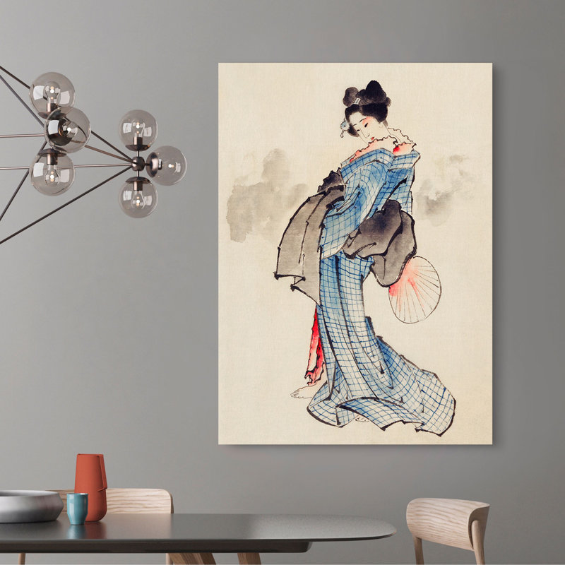 Courtesan by Katsushika Hokusai - Wrapped Canvas Print, 100cm H x 70cm W x 4cm D