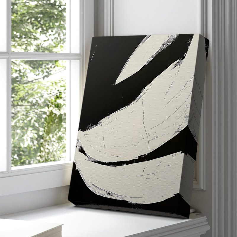 Toile tendue abstraite CXI Gallery - prête à être accrochée, H 36 po x l 24 po