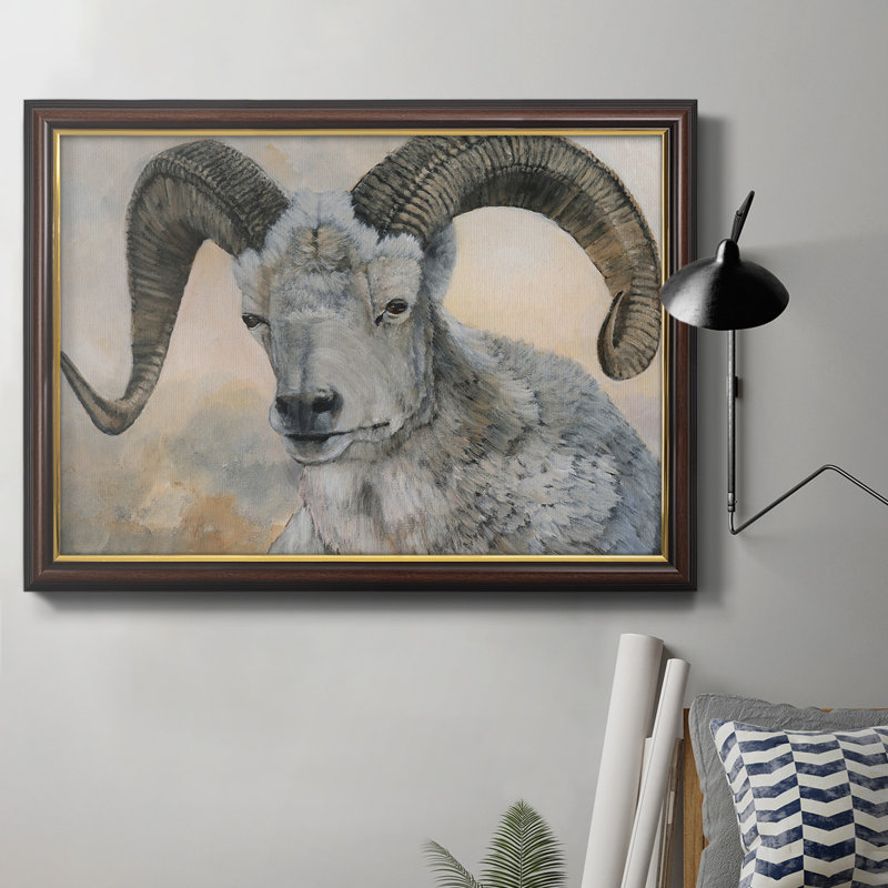 Toile de qualité supérieure The Horns Have It II - prête à être accrochée, L 16 po x H 20 po x P 2,5 po