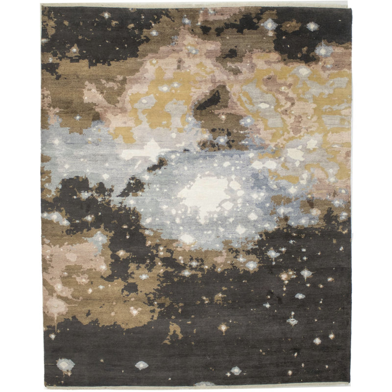 Wool and Viscose Indoor Rug