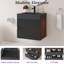 Meuble-lavabo mural 24 po avec lavabo noir-507403521