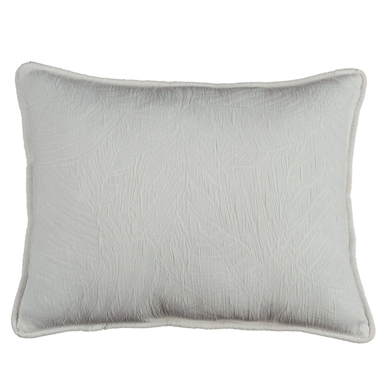 Sagamore Traditional Cotton Breakfast Pillow, White