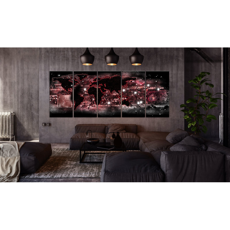 No Frame Print on Canvas, 90cm H x 225cm W