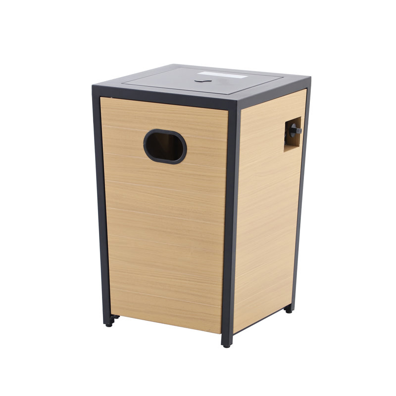 Table de foyer d'extérieur au gaz propane de 40 000 BTU avec remplisseur de billes de verre Deko Living