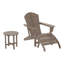 Chaise Adirondack en plastique avec repose-pieds Geoff-1546761442