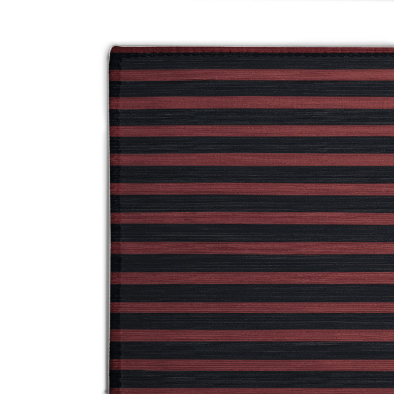 Tapis intérieur / extérieur gris HorizontalStripes, Rectangle 4pi x 6 pi