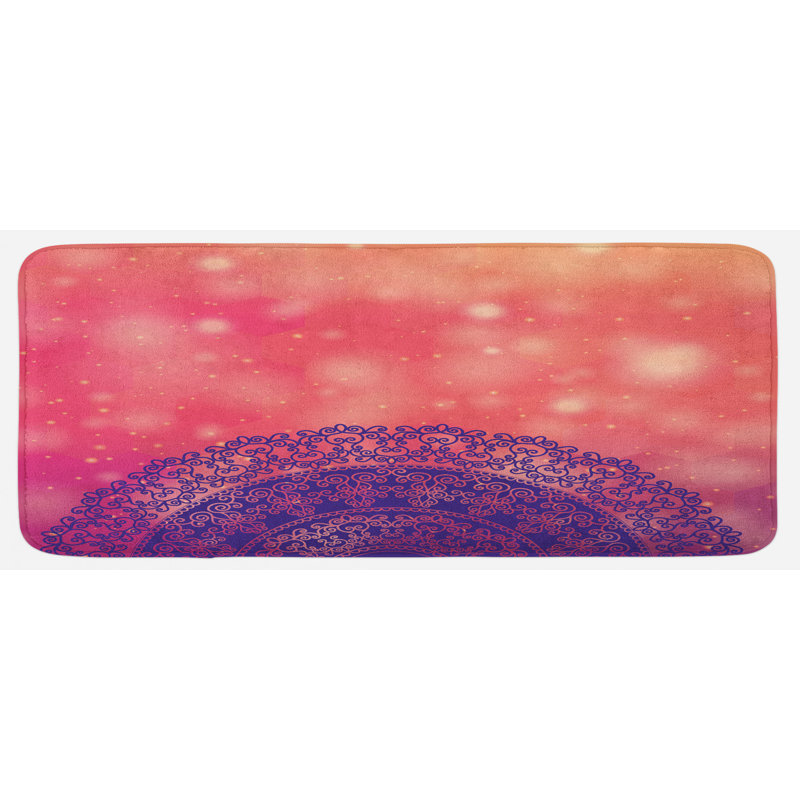 Tapis de cuisine mandala