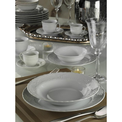 Porcelain China Dinnerware Set 78 Piece - Service for 12