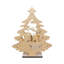 Arbre à piles 15 lumières avec scène de village Kurt Adler