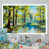 Toile blanche avec cadre photo