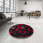 Tapis traditionnel rouge / noir-1087623796