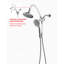 Pomme de douche à double fonction 6 pouces avec 2 barres flexibles-62159155