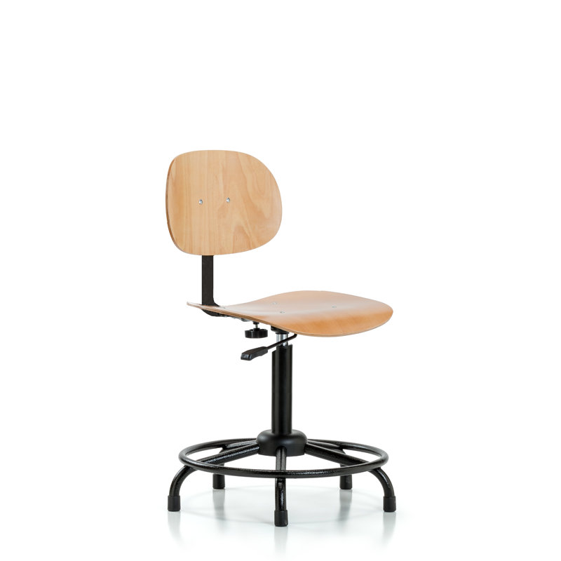 Symple Stuff Cali Drafting Chair, Glides