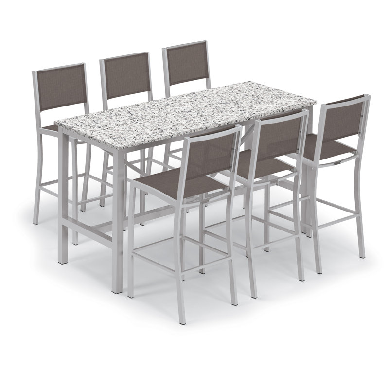 Travira Outdoor Bar Stool, Cocoa