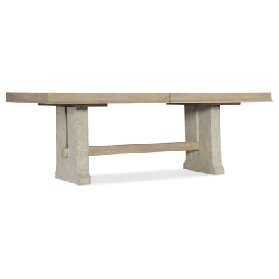 Cascade Extendable Solid Oak Dining Table by Hooker Furniture