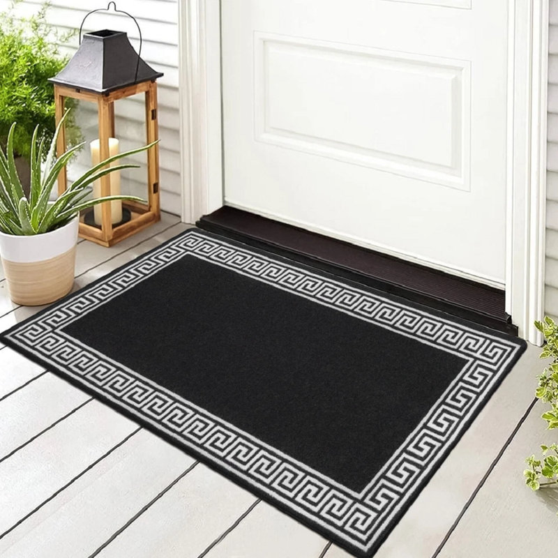Geometric Indoor / Outdoor Area Rug, Rectangle 80 x 150 cm