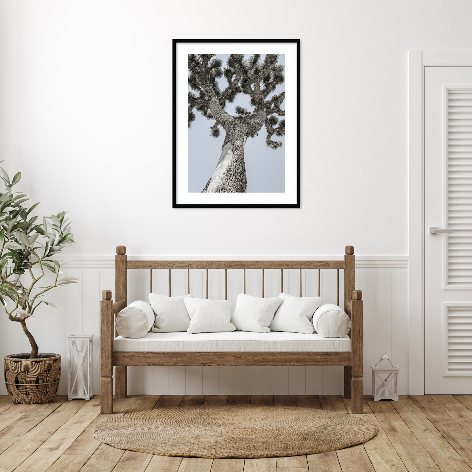 Joshua by Shot by Clint Wood Framed Wall Art Print, Black , 41" H x 31" W