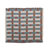 Artisan Block Pattern Cotton Throw with Fringe