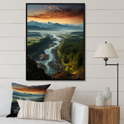 Oregon River Landscape III " Oregon River Landscape III "