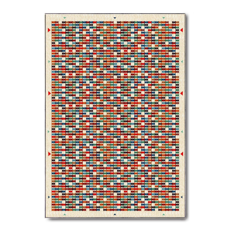 Tapis en coton Kaiya, Rectangle 6 pi 7 po x 7 pi 3 po