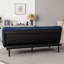 Jolee 70.4" Mid Century Modern Velvet Armless Convertible Futon, Twin Size-928654440