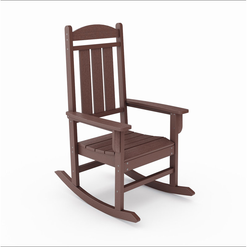 Chaise berçante Traditional, Brun