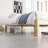 Amylia Solid Wood and Metal Heavy Duty Rayon from Bamboo iron Platform Bed Frame No Box Spring Required-147289316-170940791
