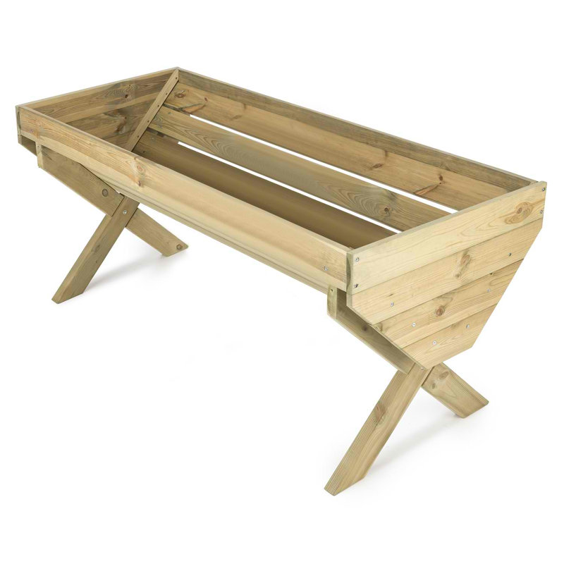 Altiplano Wood Potting Bench, 79cm H x 150cm W x 76cm D