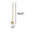 Metal Body Single Line LED Wall Sconce-1104776898
