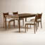 Toulouse Rectangle Oak Dining Table