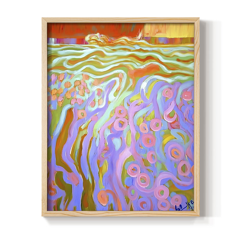 NAUTICAL Series CVI, reproduction encadrée - bois massif, H 11 po x l 9 po