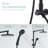 Fennocasa Polaris Rain Shower System, 8” Rainfall Shower Head, 1.8 GPM-99123523