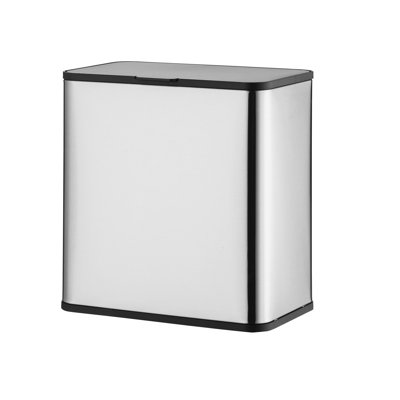 Stainless Steel Manual Lift Kitchen Trash Can - 1.6 Gallons